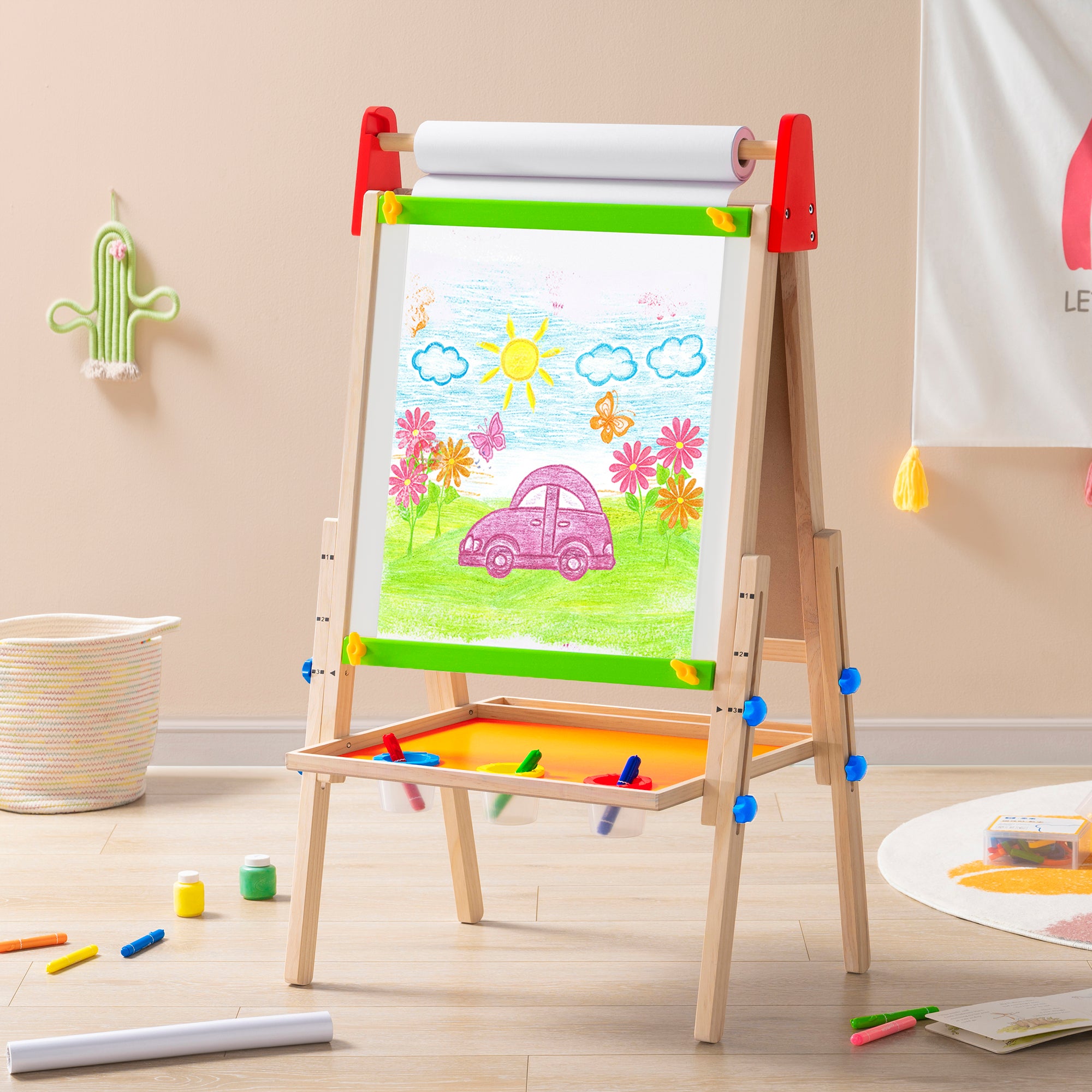 Get Your Little Picasso Ready with Tiny Land's Drawing Easel!